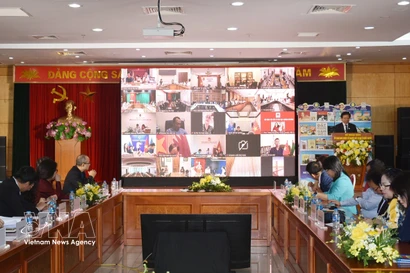 La cérémonie de lancement de la Journée d’honneur de la langue vietnamienne ainsi que du programme de sélection des "Ambassadeurs de la langue vietnamienne" à l’étranger pour 2026. Photo: VNA