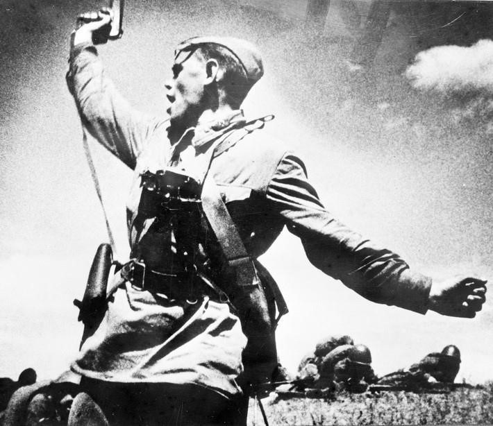 Un soldat de l’Armée rouge soviétique pendant la Seconde Guerre mondiale. Photo : Archives internationales/VNA