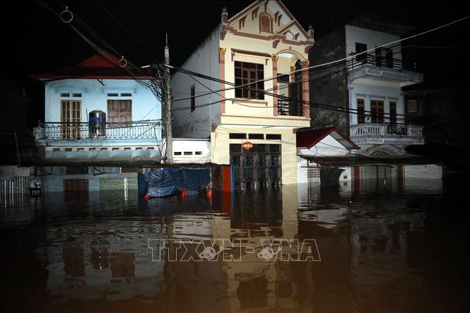 Inondations sévères dans la commune de That Khe (Lang Son). Photo : Van Dat/VNA