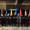 Les vice-ministres des Affaires étrangères et hauts responsables des 11 pays membres de l’ASEAN et de la Russie posent pour une photo de groupe. Photo : ministère des Affaires étrangères du Vietnam
