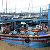 Des pêcheurs du port de Dong Tac (quartier de Phu Yen, province de Dak Lak) se préparent à prendre la mer. Photo : VNA