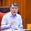 Le Premier ministre Le Minh Hung lors de la réunion. Photo: VNA