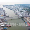 L'estuaire de Song Doc, l'un des plus grands estuaires du delta du Mékong. Photo : Huynh Anh - VNA
