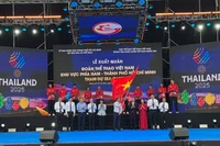 Cérémonie de départ de la délégation sportive du Sud du Vietnam pour les SEA Games 33. Photo: VNA