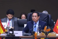 Le Premier ministre Pham Minh Chinh à la séance plénière du Sommet du G20. Photo: VNA