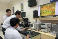 Laboratoire des microcircuits et des systèmes haute fréquence de l'Université de technologie de Hô Chi Minh-Ville. Photo : VNA