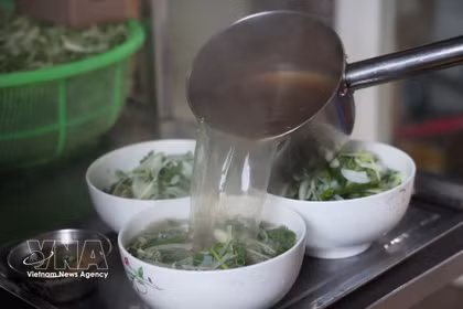 Le pho, une spécialité vietnamienne préférée des étrangers. Photo: VNA