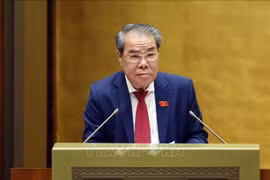 Le président de la Commission des pétitions et de la supervision de l’Assemblée nationale, Duong Thanh Binh à la 10e session de l’Assemblée nationale. Photo: VNA