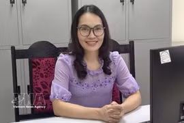 La docteuse Nguyen Thi Bich Nguyet, de l'Académie des sciences sociales du Vietnam. Photo: VNA