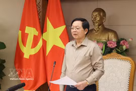 Le vice-Premier ministre Ho Quoc Dung à la 36e réunion du Comité national de pilotage de la lutte contre la pêche illicite, non déclarée et non réglementée (INN) et du développement durable du secteur de la pêche. Photo: VNA