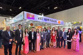 Stand du Vietnam au Salon international de l'industrie alimentaire et des boissons ANUGA 2025 à São Paulo. Photo: VNA