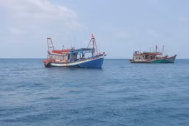 Ca Mau compte actuellement plus de 5 200 navires de pêche, dont près de 1 900 de plus de 15 mètres. Photo: VNA