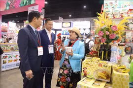 Plus de 170 entreprises vietnamiennes présentent leurs produits au THAIFEX-Anuga Asia 2025. Photo: VNA
