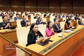 L’Assemblée nationale adopte une résolution sur la réduction l'impôt sur le revenu des personnes physiques et des sociétés. Photo: VNA