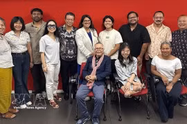 La délégation de l’Association des victimes de l’agent orange/dioxine de Hô Chi Minh-Ville rencontre des amis progressistes américains. Photo: VNA
