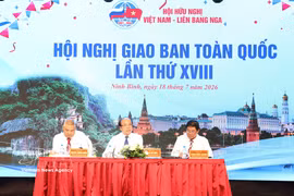 La 18e conférence nationale de coordination de l’Association d’amitié Vietnam–Russie à Ninh Binh. Photo: VNA