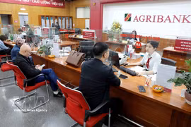 Une succursale de la banque Agribank à Hung Yen. Photo: VNA