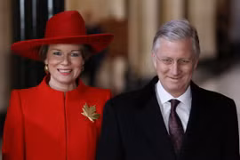 Le roi Philippe et la reine Mathilde de Belgique. Photo: AFP/VNA
