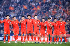 L'équipe masculine de football du Vietnam a été officiellement qualifié pour la phase finale de la Coupe d’Asie 2027. Photo: VFF