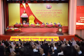Premier Congrès de l’organisation du Parti de Hô Chi Minh-Ville, pour le mandat 2025-2030. Photo: VNA
