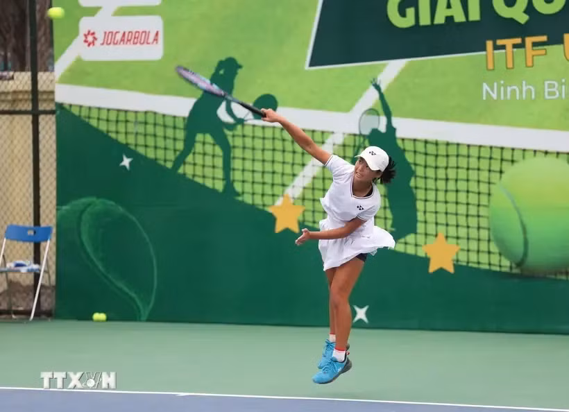 Tournoi de tennis U18 - J30 2024. Photo: VNA