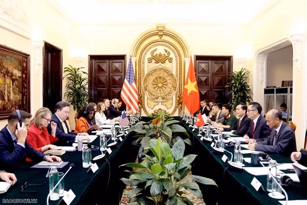 Le 13e Dialogue sur la politique, la sécurité et la défense Vietnam - États-Unis à Hanoi. Photo: baoquocte.vn