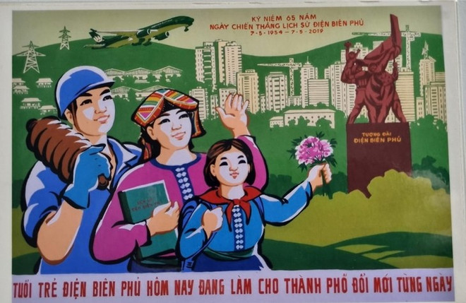 L'affiche signée Dô Nhu Diêm. Photo: VOV 4.jpg