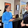 Tran Thi Man, directrice commerciale de la compagnie par actions BM Toan Cau. Photo: VNA