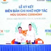 Signature d'un protocole d'accord de coopération entre Becamex VSIP Binh Dinh et la société par actions CNG. Photo : nhandan.vn
