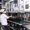 La société Wistron Infocomm Vietnam, implantée dans la zone industrielle de Dong Van III, a augmenté son capital de 284 millions de dollars. Photo : VNA