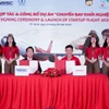 Cérémonie de lancement. Photo: Vietjet