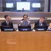 Ambassadeur Do Hung Viet, chef de la Mission permanente du Vietnam auprès de l’ONU à l'événement. Photo: VNA