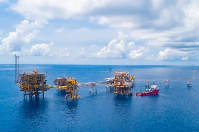 Activités d'exploration pétrolière et gazière sur le champ de Bach Ho par la coentreprise Vietsovpetro. Photo : Vietnam