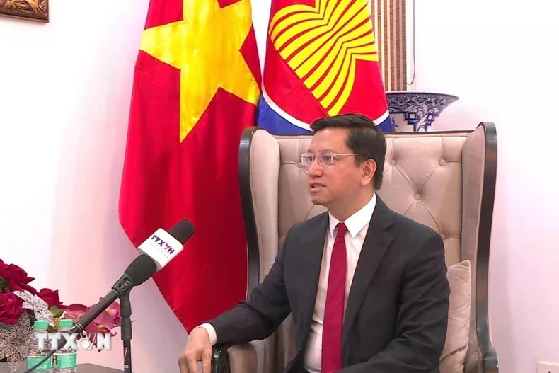 Ambassadeur du Vietnam en Inde, également accrédité au Népal et au Bhoutan Nguyen Thanh Hai. Photo: VNA