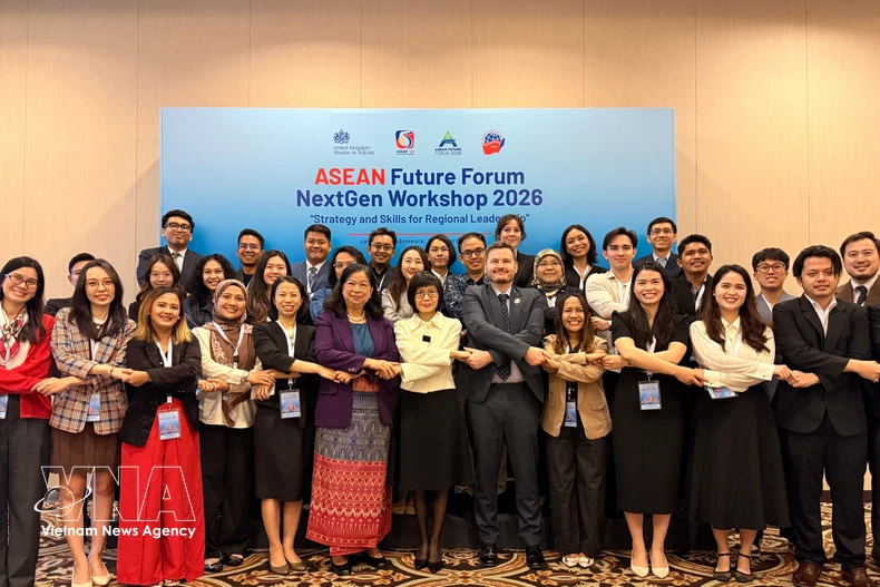 Délégués participant à l'atelier intitulé « ASEAN Future Forum NextGen : Strategy and Skills for Regional Leadership ». Photo: VNA