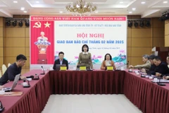 Conférence de presse publiquant rencontre de printemps 2025 entre les localités frontalières vietnamiennes et chinoises. Photo: VNA