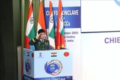 Le général de corps d’armée Nguyen Van Nghia, chef d’état-major général adjoint de l’Armée populaire du Vietnam, participe à la Conférence des chefs d’état-major des armées des pays contributeurs aux opérations de maintien de la paix des Nations Unies. Photo: VNA