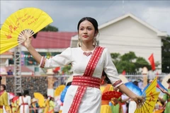 La fête Katê 2025 célèbre les couleurs vibrantes et l'esprit d'unité de l’ethnie Cham. Photo: VNA