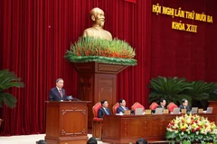 Le secrétaire général Tô Lâm à l’ouverture du 13ᵉ Plénum du Parti du 13ᵉ mandat. Photo: VNA