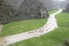 Tam Coc - Bich Dong est un site connu de Ninh Binh. Photo: VNA
