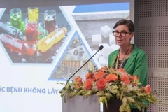La Dr Angela Pratt, représentante de l'Organisation mondiale de la santé (OMS) au Vietnam. Photo: VietnamPlus