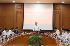 Le secrétaire général To Lam, président du Comité de pilotage central pour la science, la technologie, l'innovation et la transformation numérique, a présidé une réunion dudit Comité permanent tenue le 29 mai à Hanoï. Photo: VNA