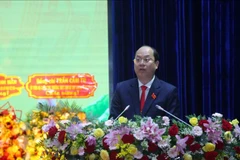 Nguyên Hô Hai est désigné au poste de secrétaire du Comité provincial du Parti pour le nouveau mandat. Photo: VNA
