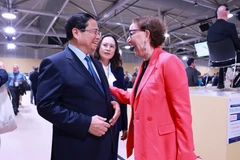 Le Premier ministre Pham Minh Chinh et Rebeca Grynspan, Secrétaire générale de la Conférence des Nations Unies sur le commerce et le développement (CNUCED). Photo : VNA