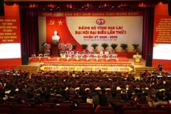 Le 1er Congrès de l'organisation Parti de la province de Gia Lai (Hauts Plateaux du Centre) pour le mandat 2025-2030. Photo: VNA