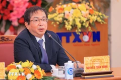 Nguyen Tuan Hung a été reconduit au poste de directeur général adjoint de la VNA. Photo: VNA