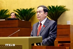 Le président de l’AN Trân Thanh Mân à l'ouverture de la 15e législature de l’Assemblée nationale (AN). Photo: VNA