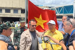 Le ministre vénézuélien des Affaires étrangères, Yvan Gil Pinto à la cérémonie d'accueil. Photo: VNA