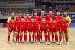 L'équipe masculine vietnamienne de futsal. Photo: VNA