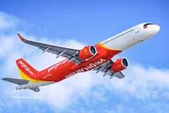 Vietjet Air prévoit une liaison Hanoï – Prague via Almaty. Photo: VNA
